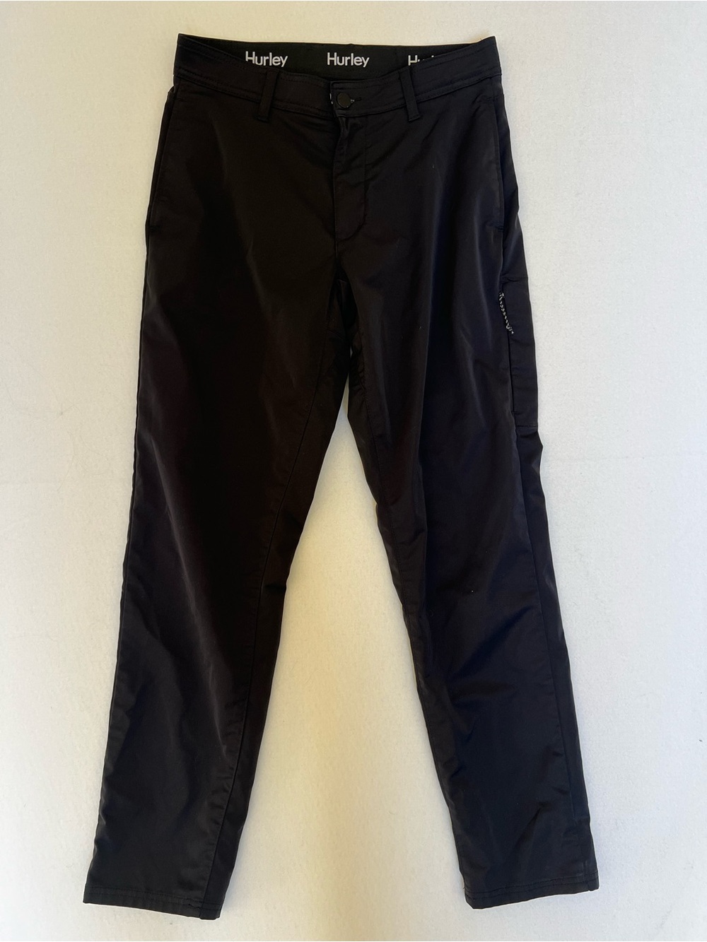 Hurley Men’s 32x32 Black Jet Set Tech Pants Stretch Golf Travel